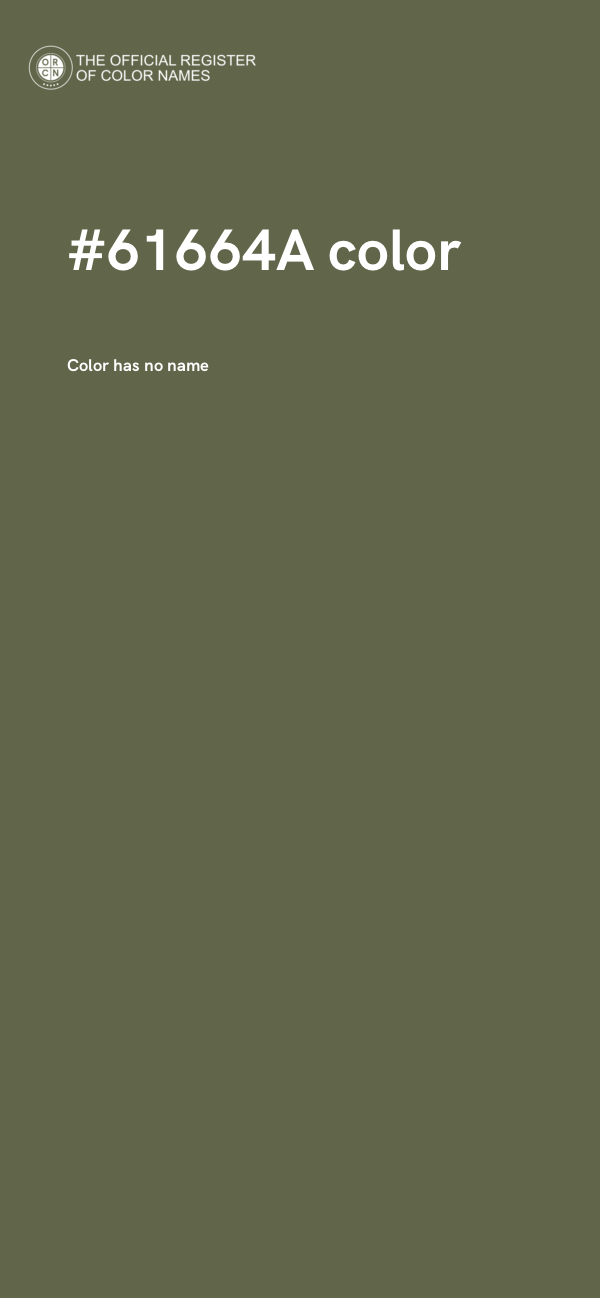 #61664A color image