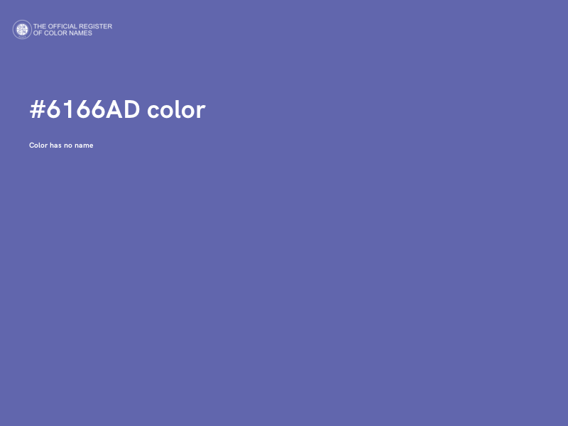 #6166AD color image