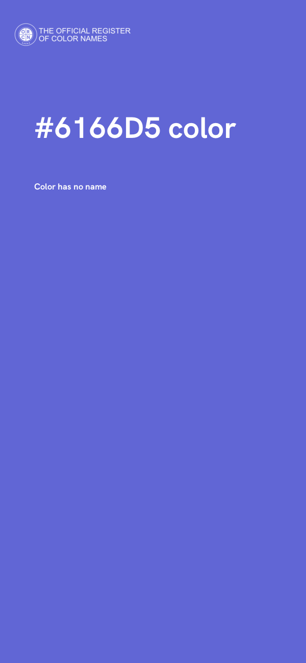 #6166D5 color image