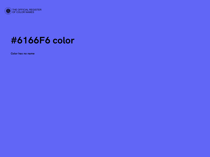 #6166F6 color image