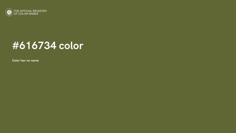 #616734 color image