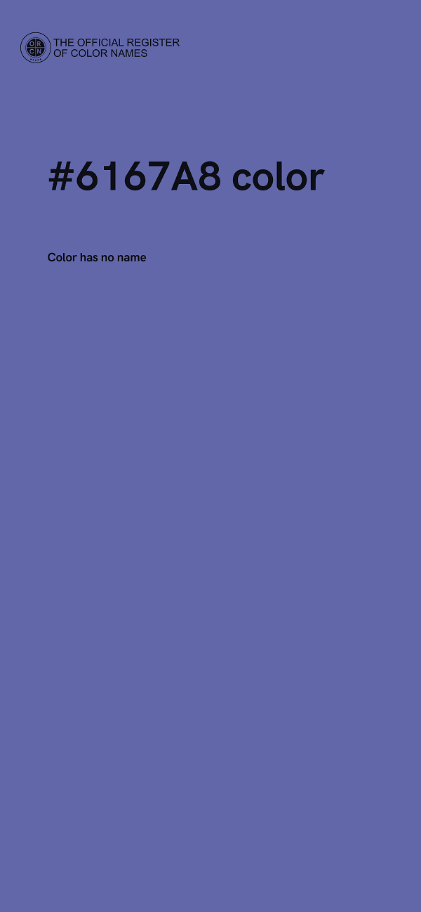 #6167A8 color image