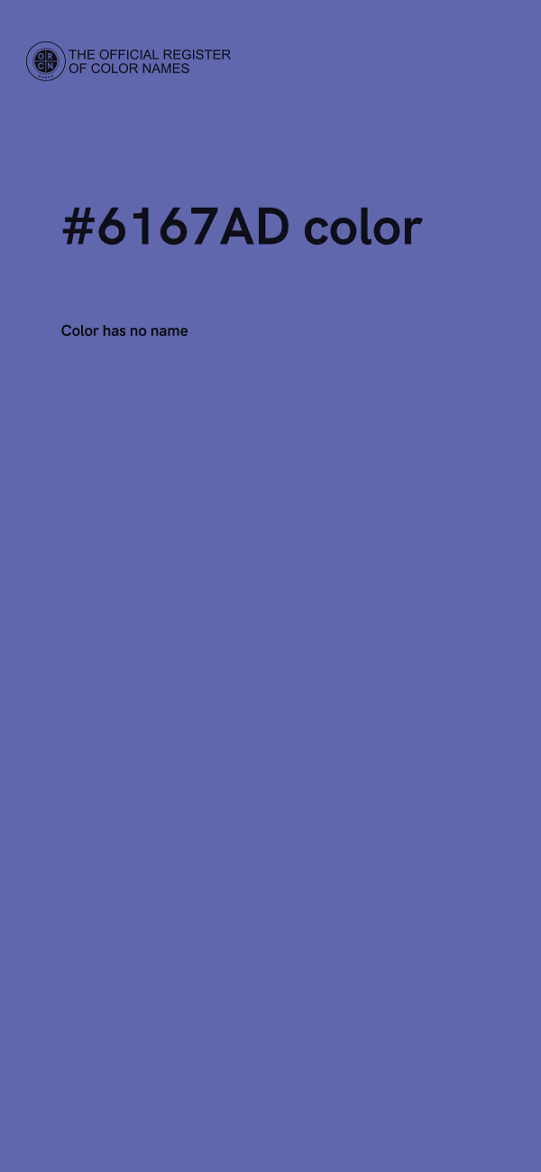 #6167AD color image