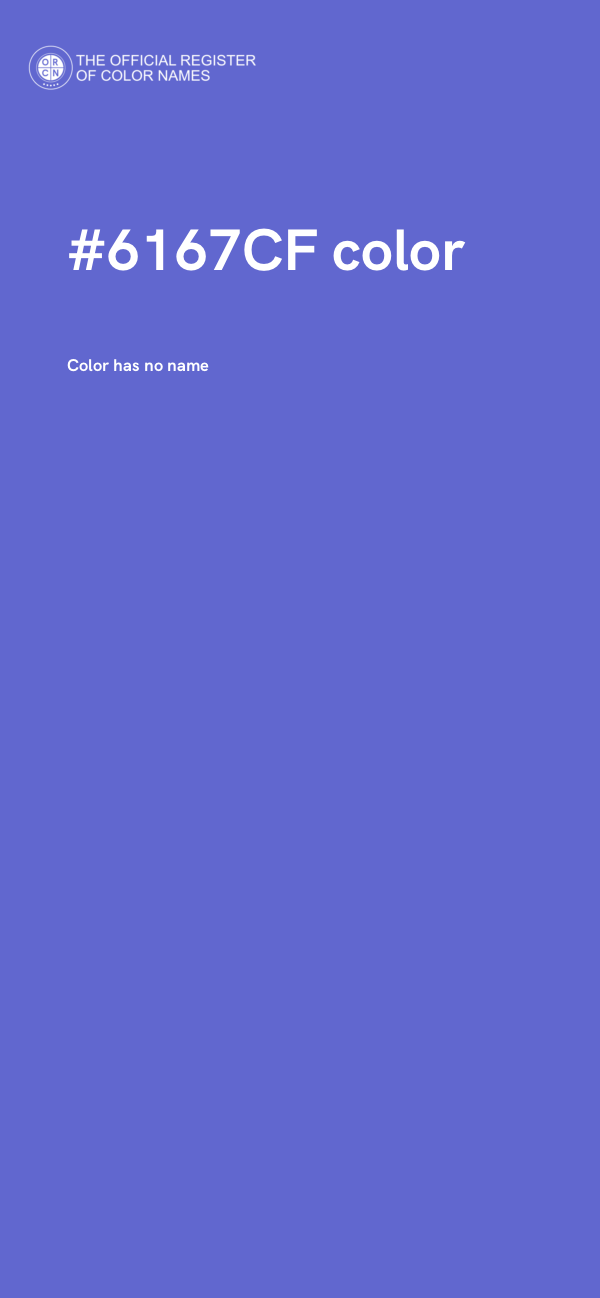 #6167CF color image
