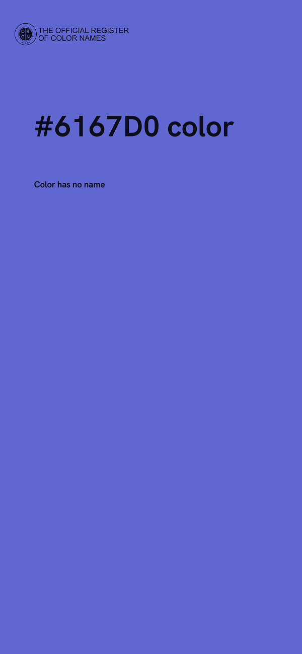 #6167D0 color image