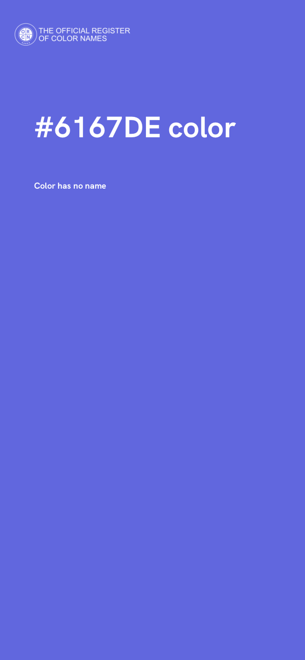 #6167DE color image