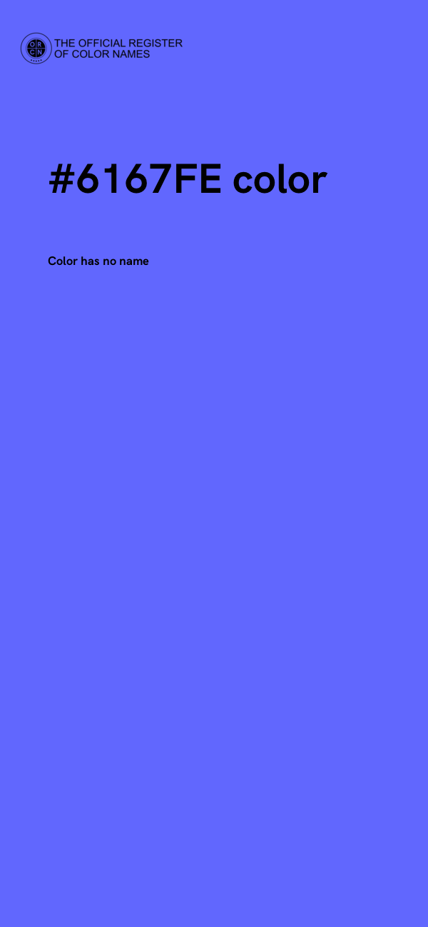 #6167FE color image