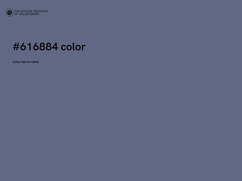 #616884 color image
