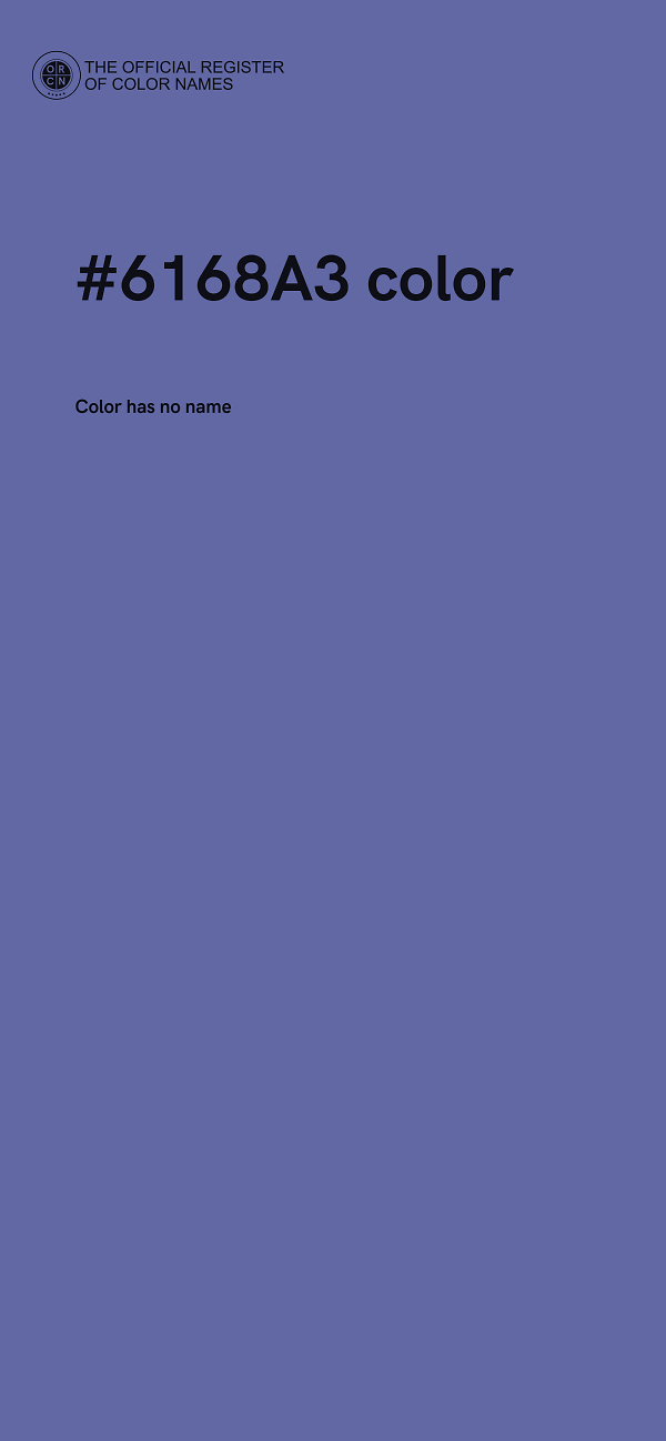 #6168A3 color image