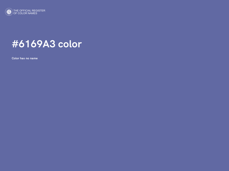 #6169A3 color image