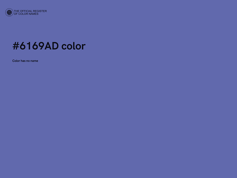 #6169AD color image