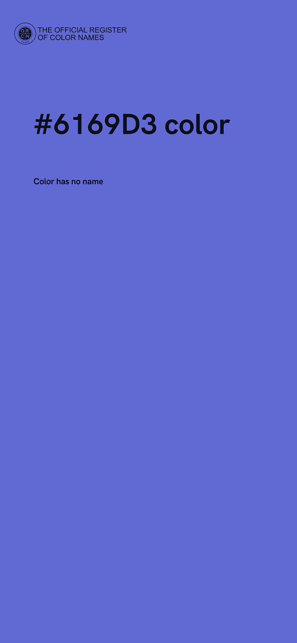 #6169D3 color image