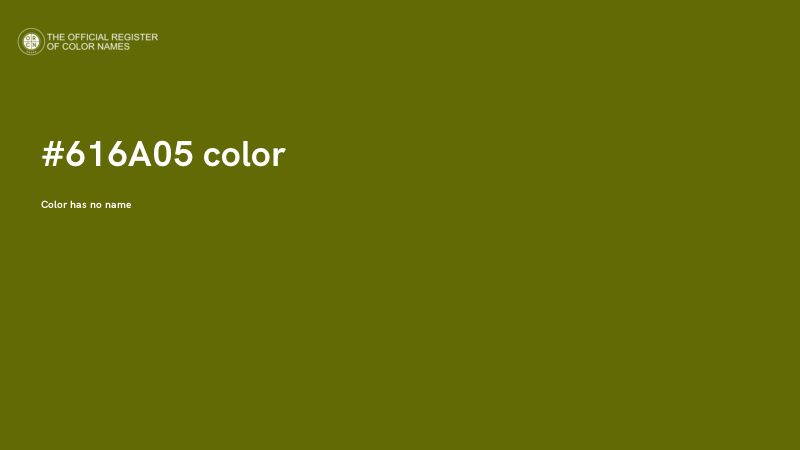 #616A05 color image