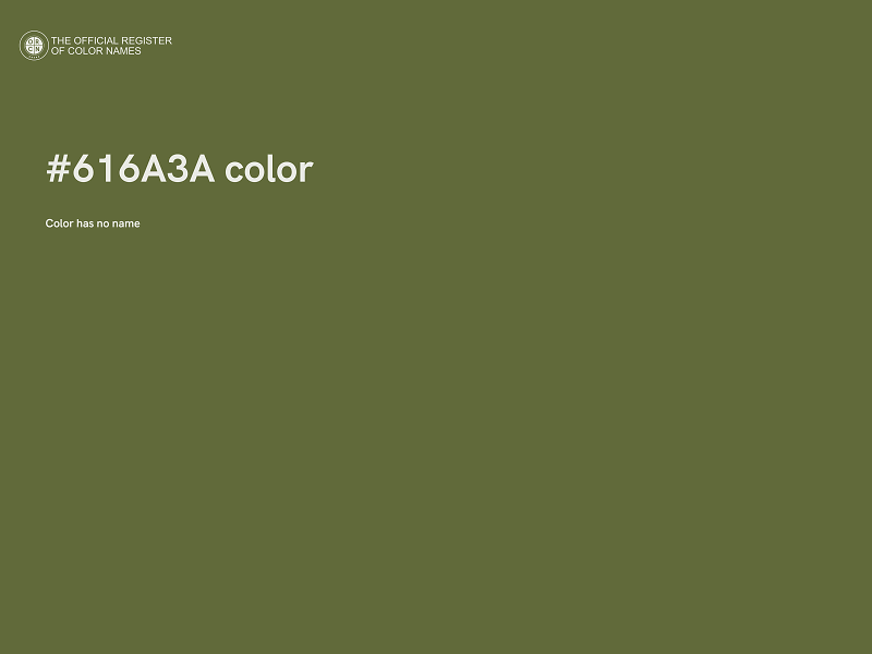 #616A3A color image