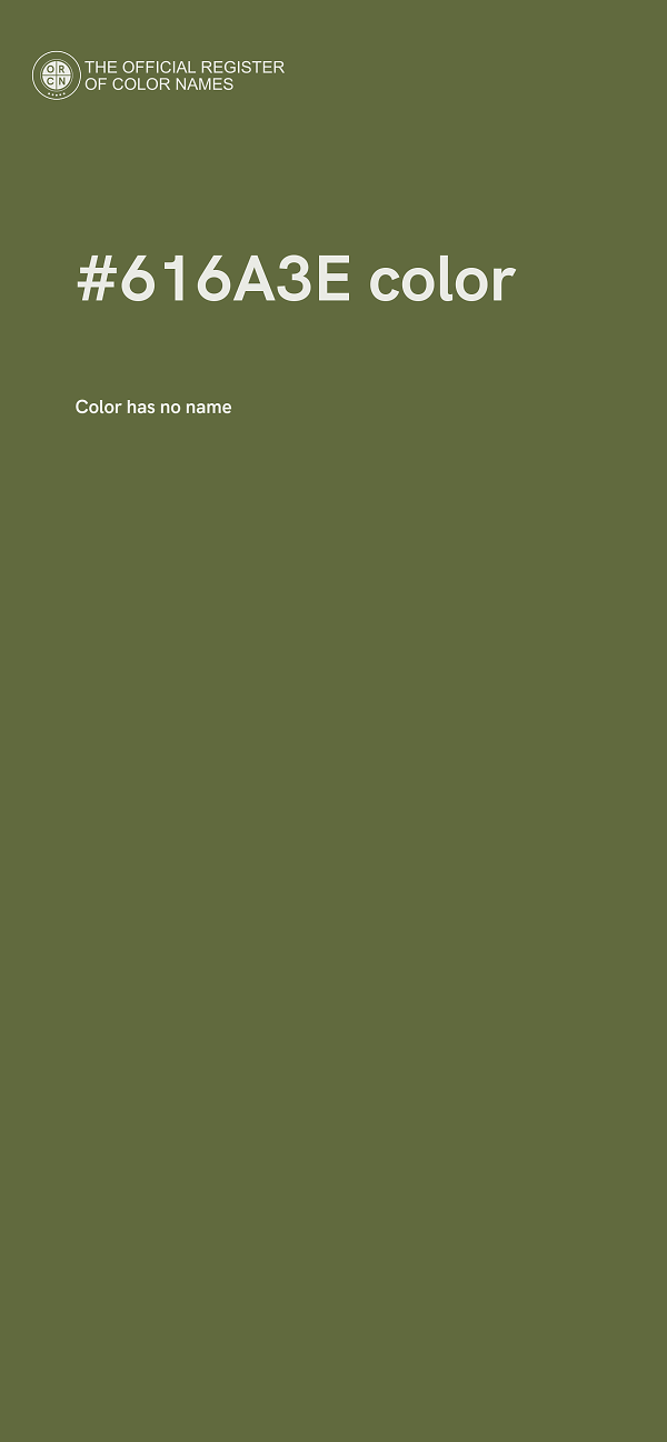 #616A3E color image