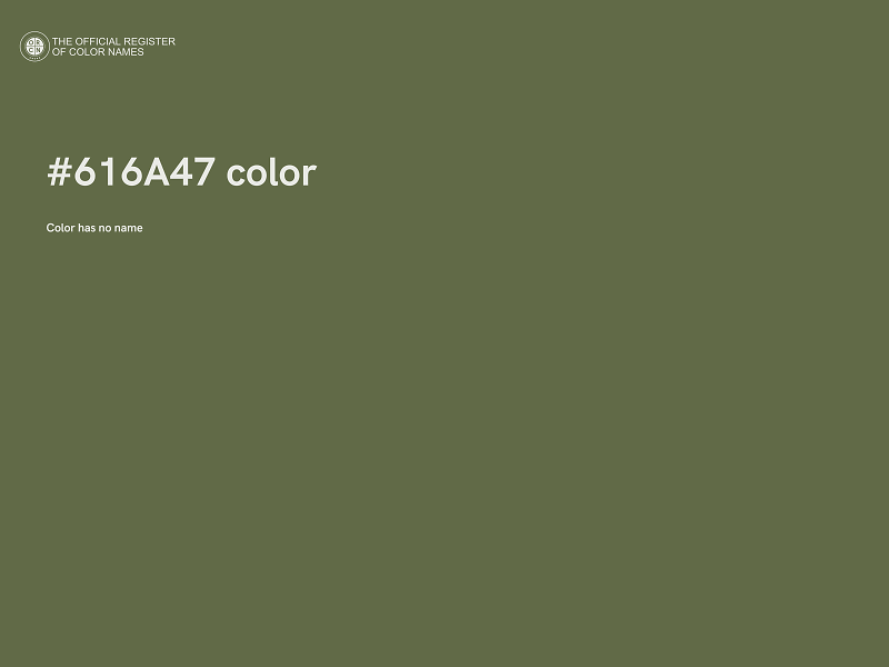#616A47 color image