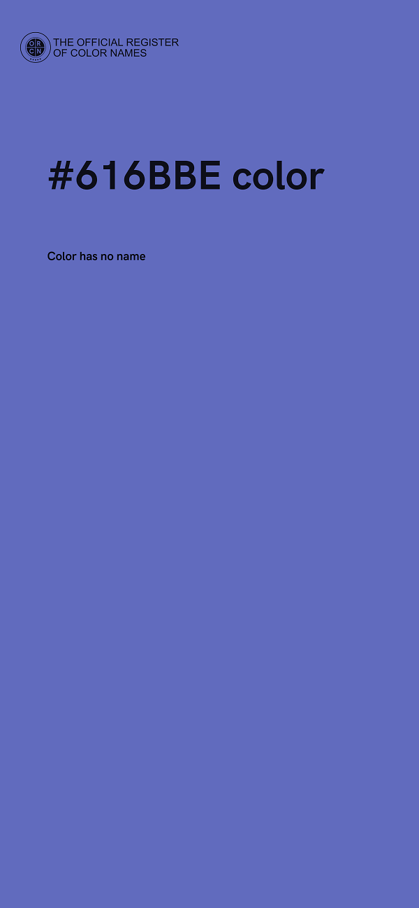 #616BBE color image