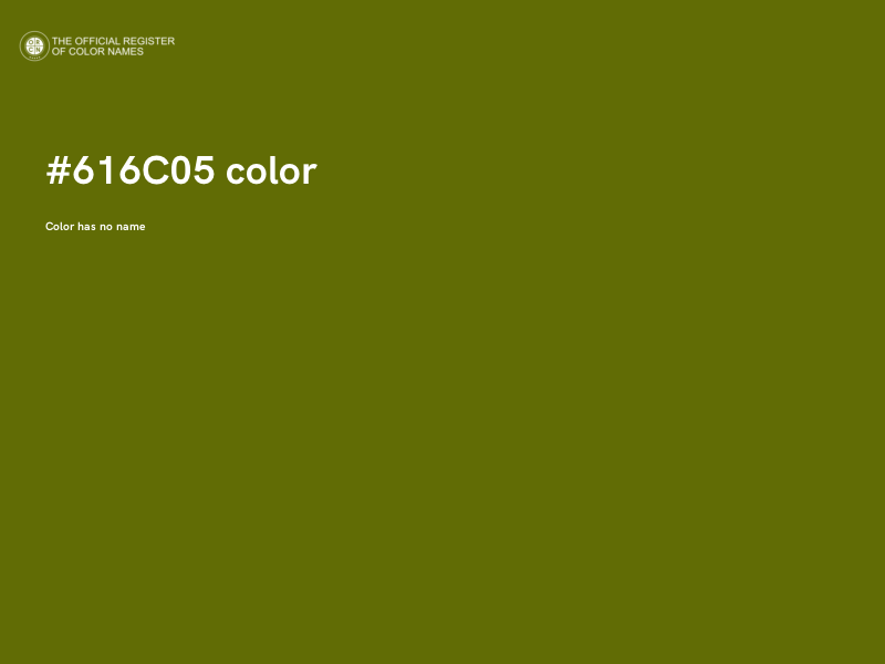 #616C05 color image