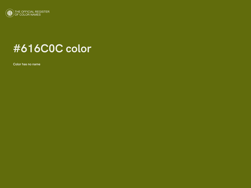 #616C0C color image