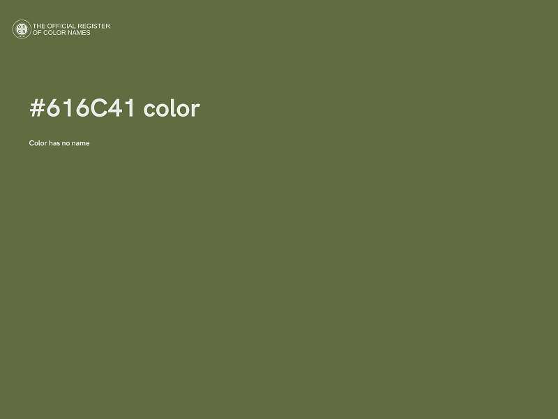 #616C41 color image