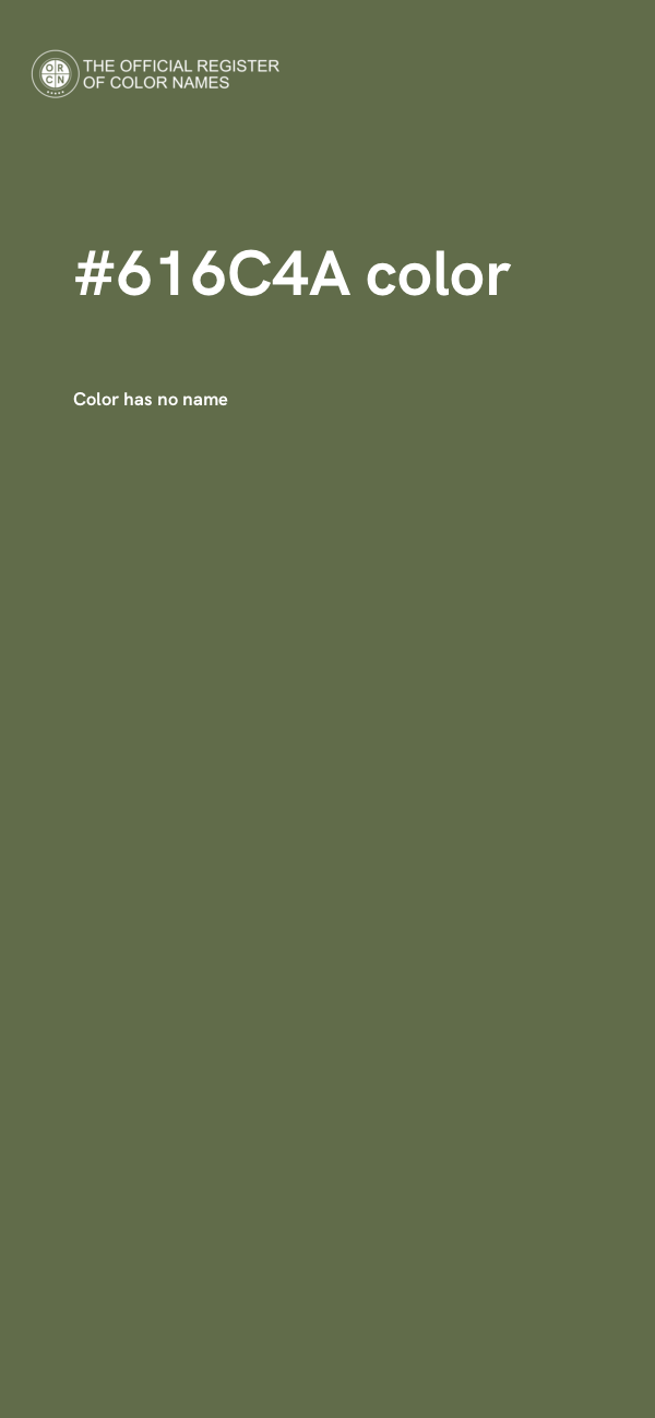#616C4A color image