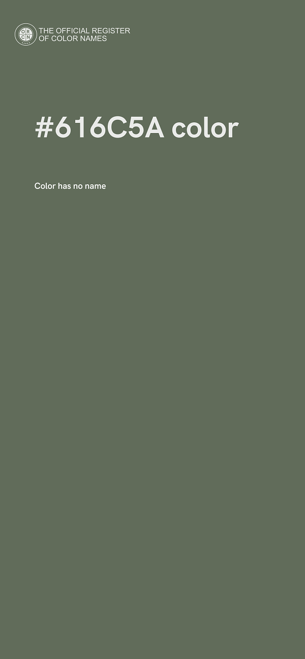 #616C5A color image