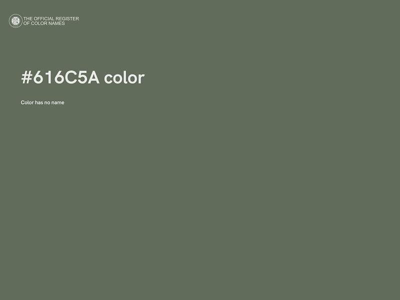 #616C5A color image