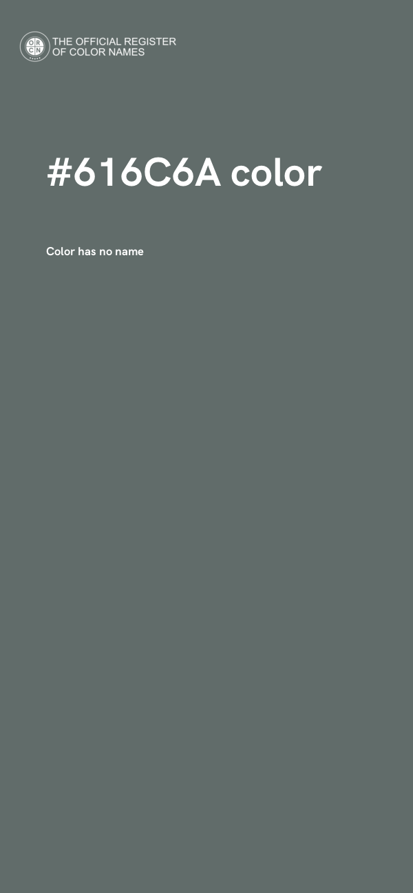 #616C6A color image
