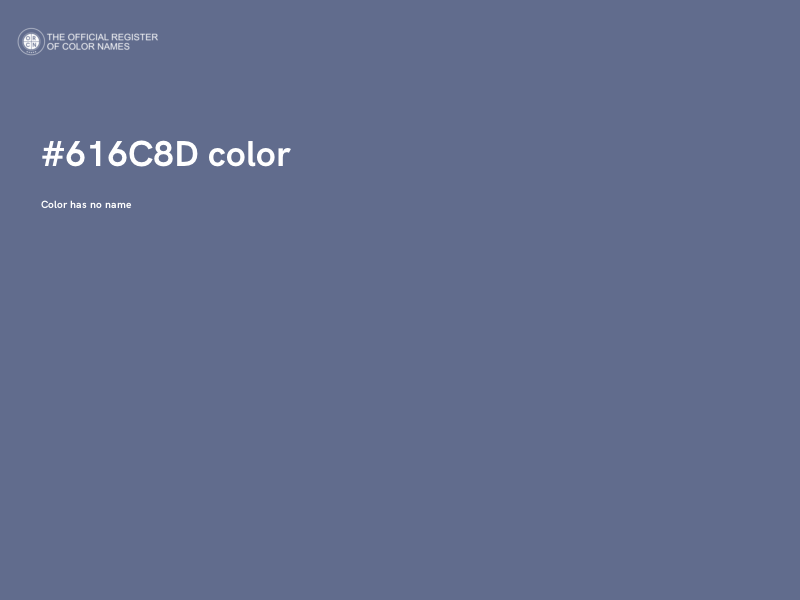 #616C8D color image