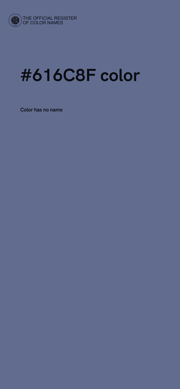#616C8F color image