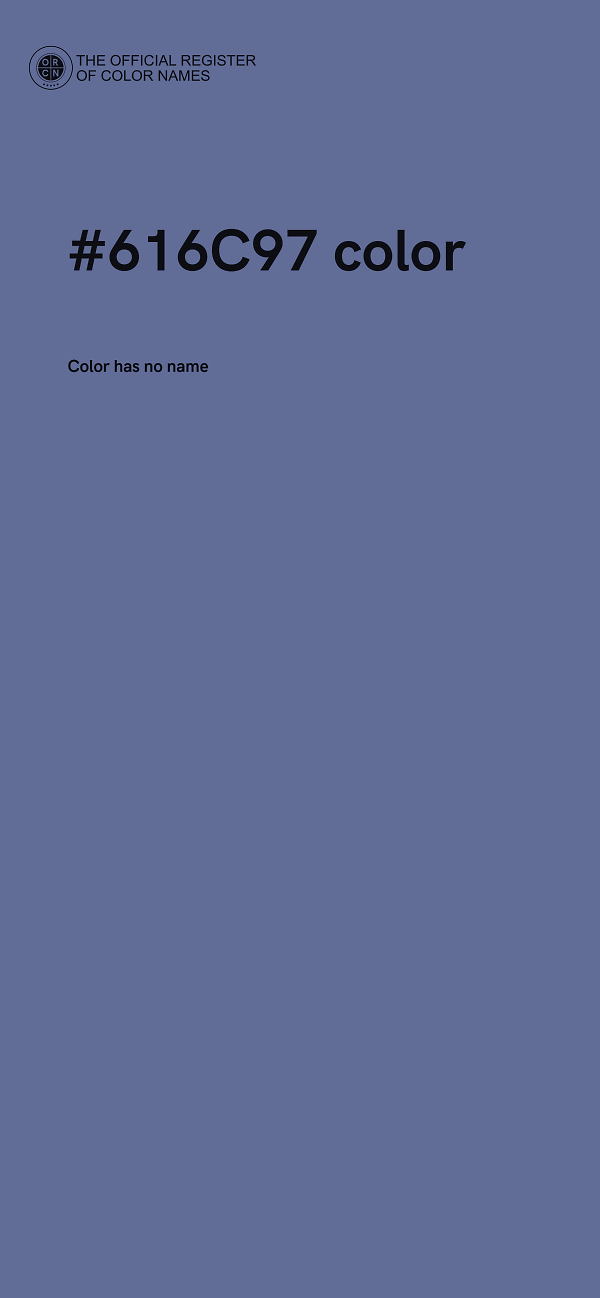 #616C97 color image