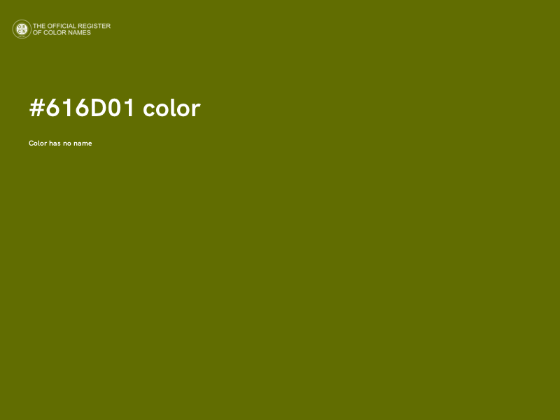 #616D01 color image