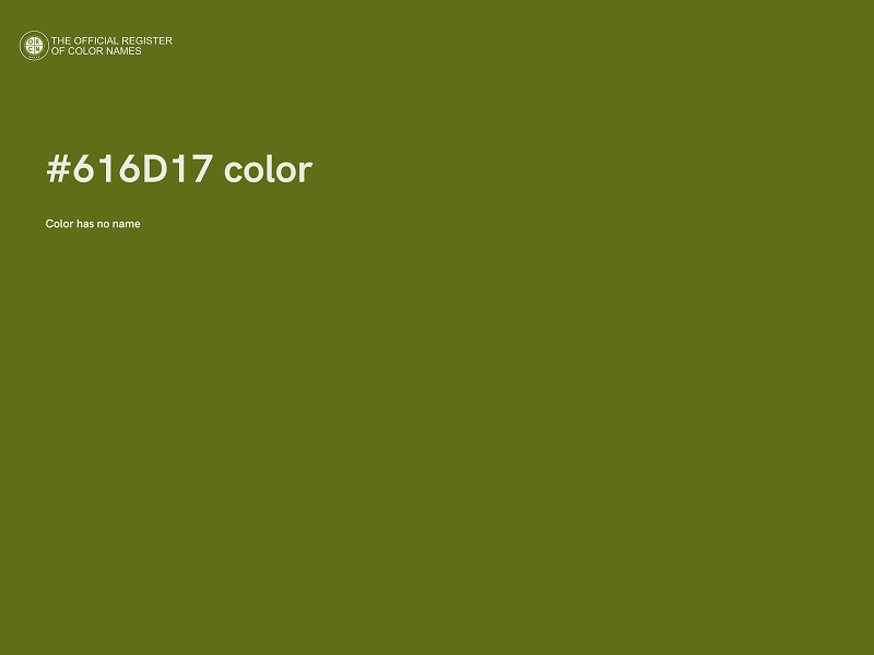 #616D17 color image