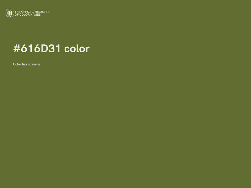 #616D31 color image