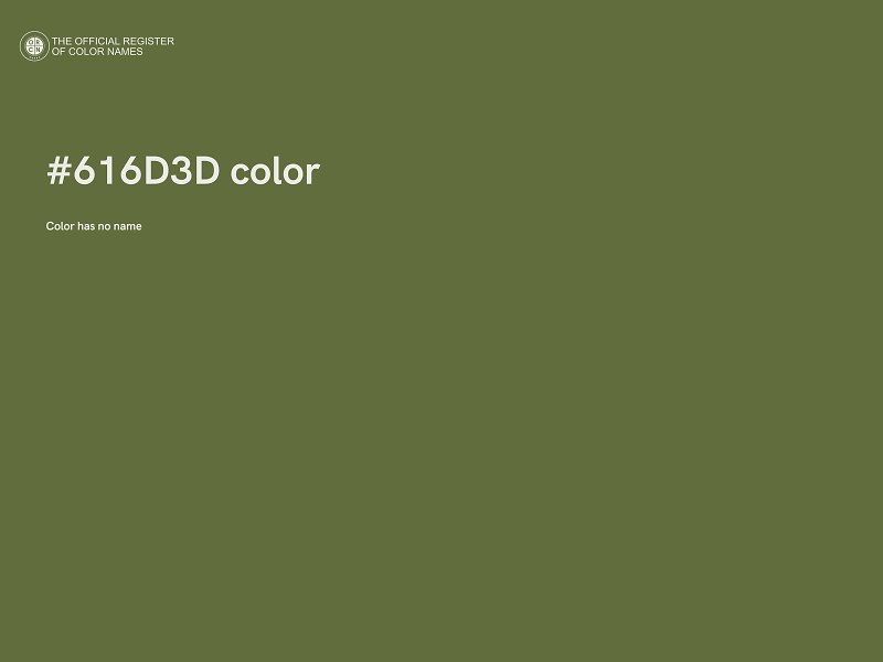 #616D3D color image