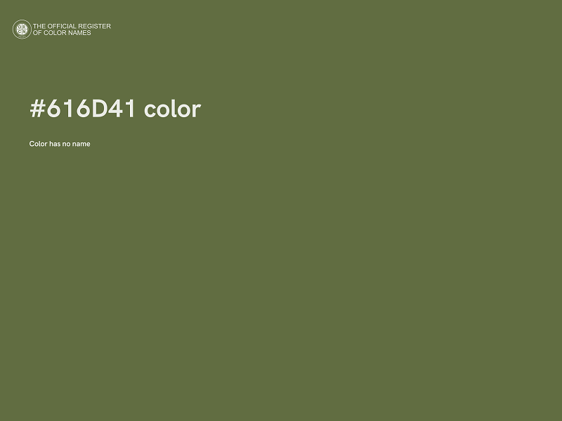 #616D41 color image