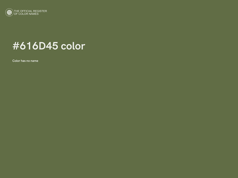 #616D45 color image