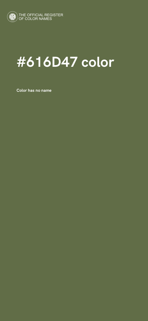 #616D47 color image