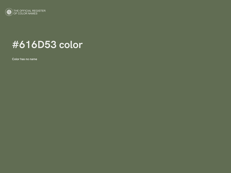 #616D53 color image