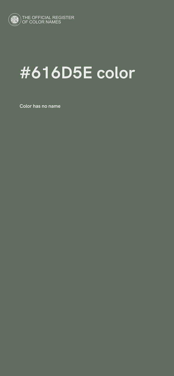 #616D5E color image