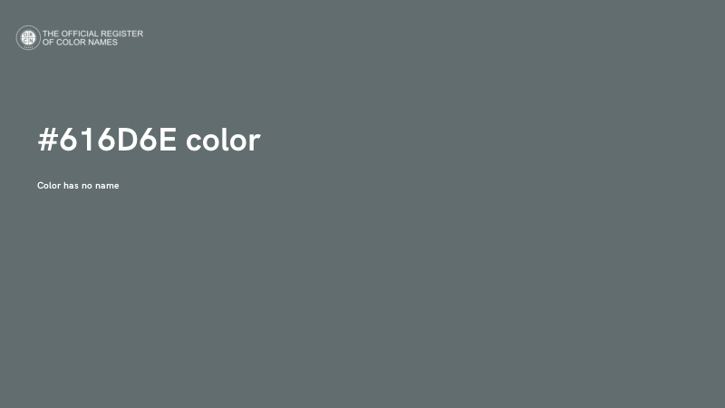 #616D6E color image