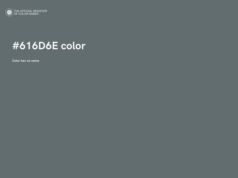 #616D6E color image