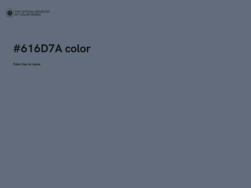 #616D7A color image