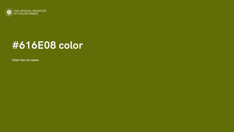 #616E08 color image