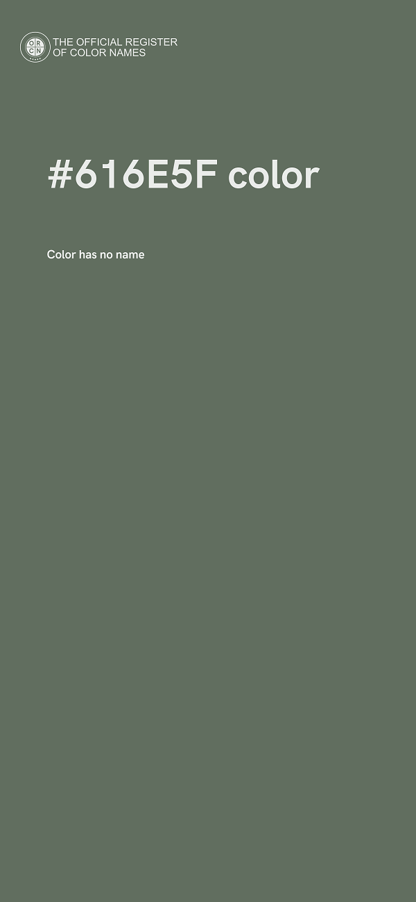 #616E5F color image