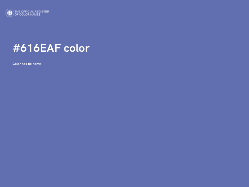 #616EAF color image