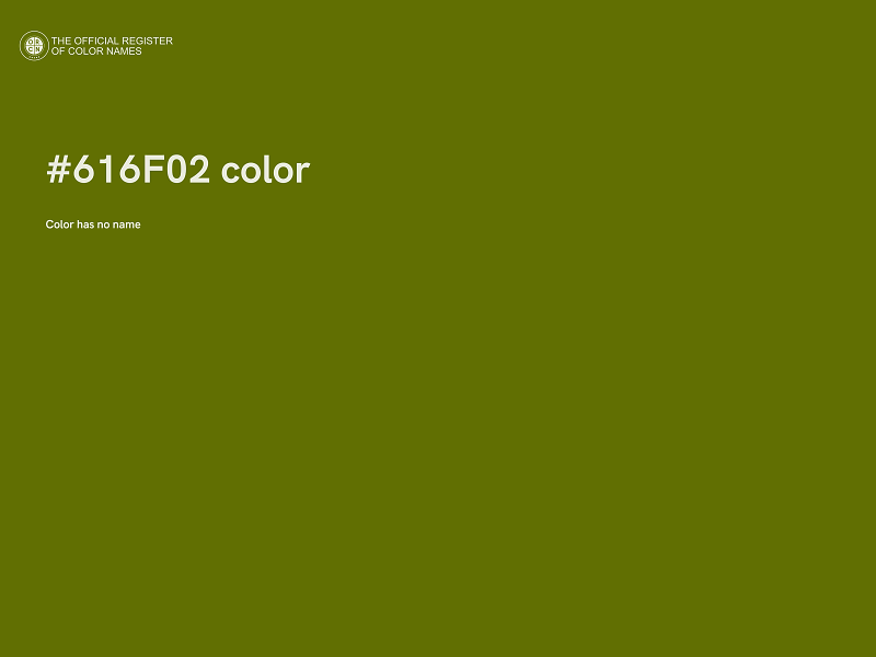 #616F02 color image