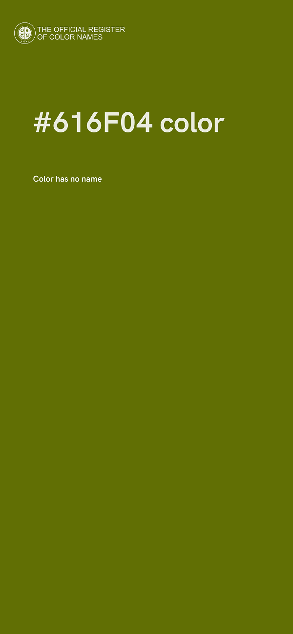 #616F04 color image