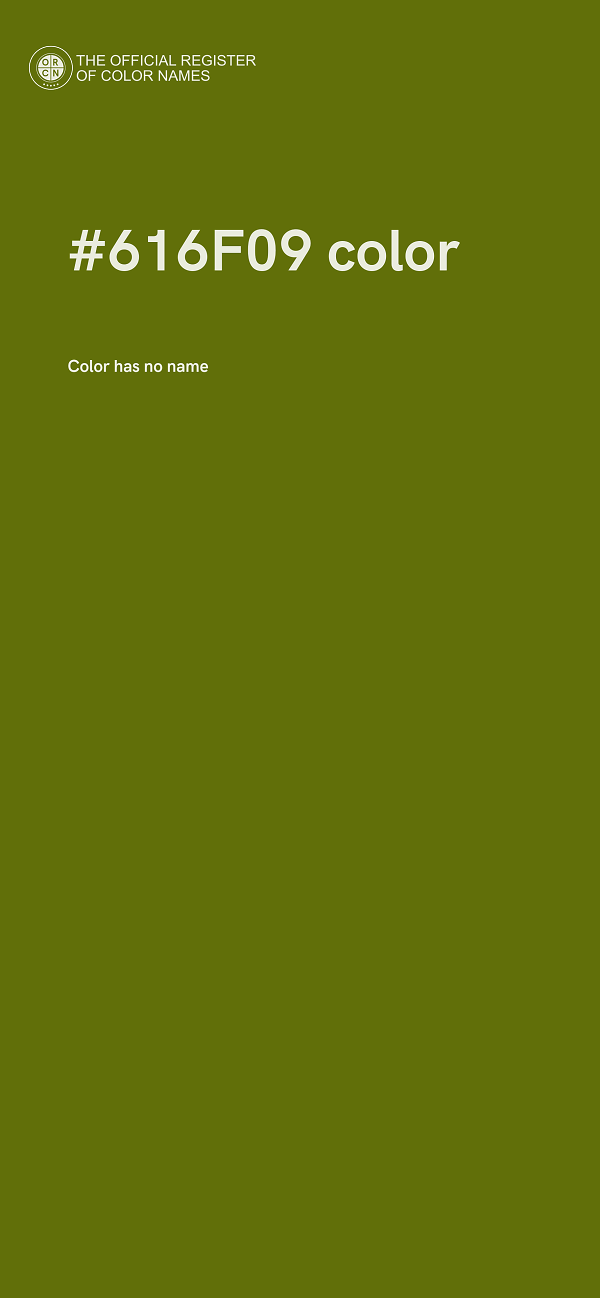 #616F09 color image
