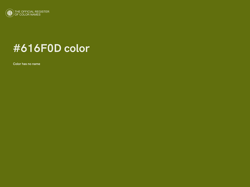 #616F0D color image
